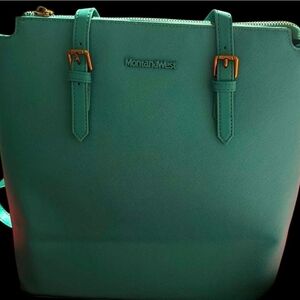 Montana West Aqua Tote Bag